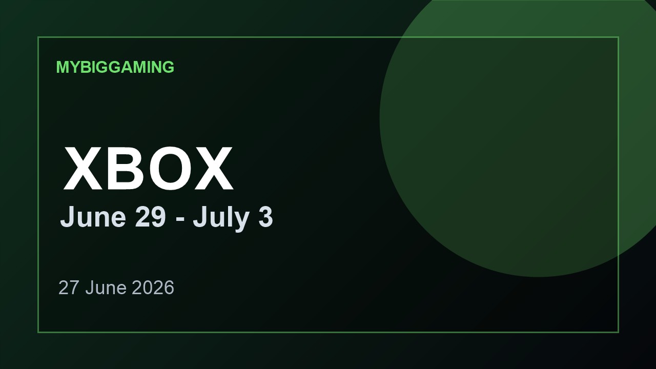 Xbox release week