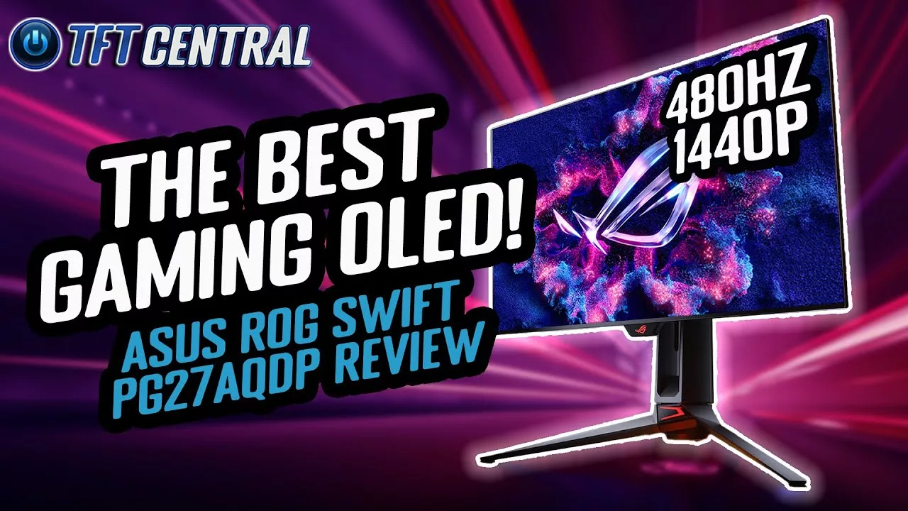 ASUS ROG Swift OLED PG27AQDP review — 480 Hz OLED is the new gaming monitor benchmark