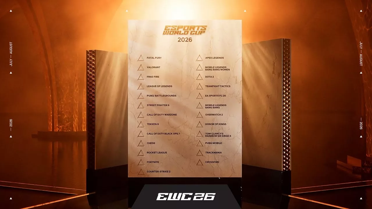 Esports World Cup 2026 announces a $75 million prize pool, 24 titles, and 2,000 players in Riyadh