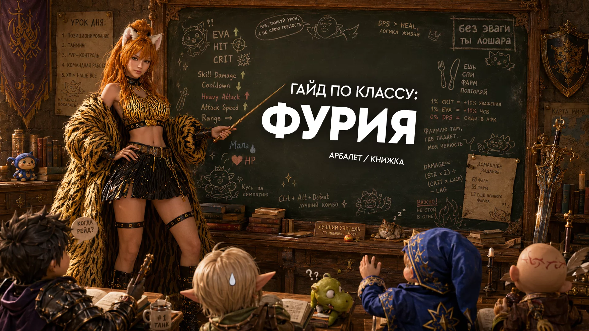 Throne and Liberty: Гайд по классу Фурия для PvE