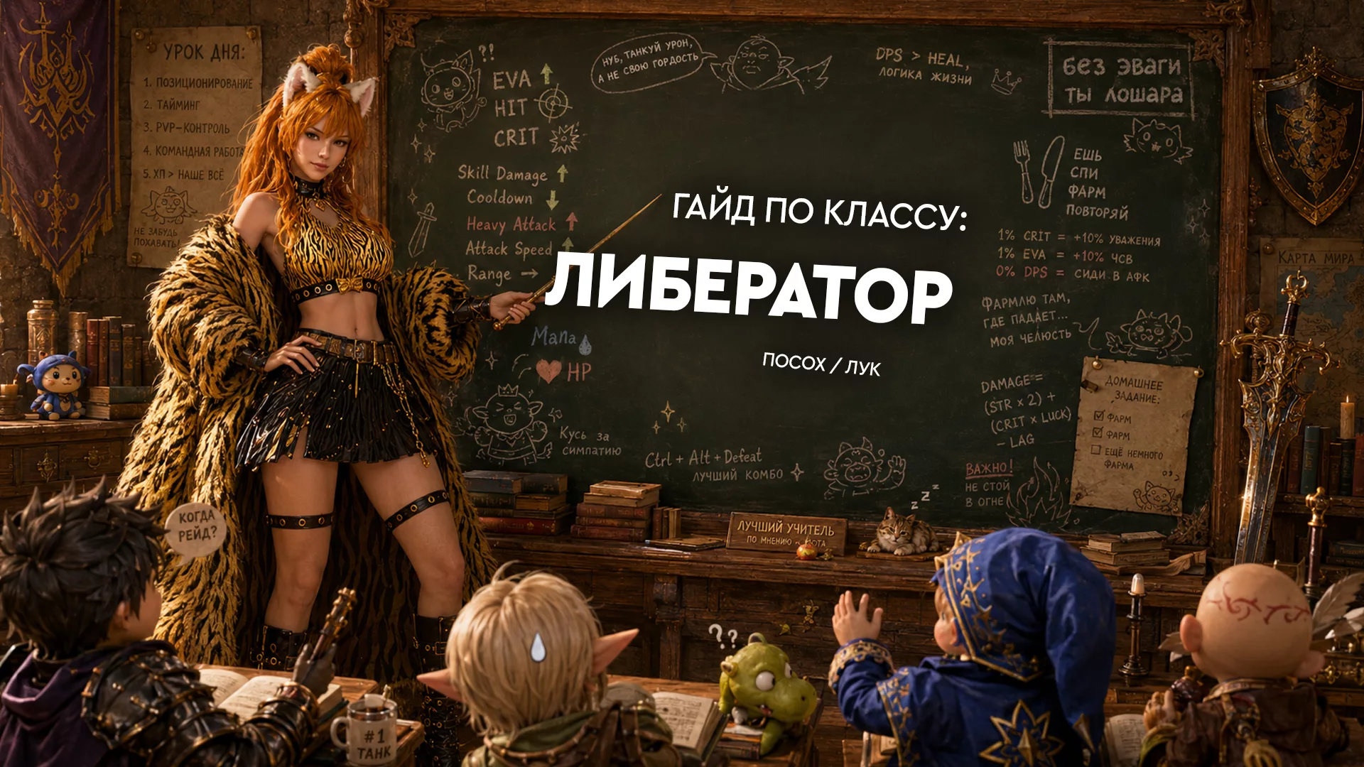 Throne and Liberty: Гайд по классу Освободитель для PvE