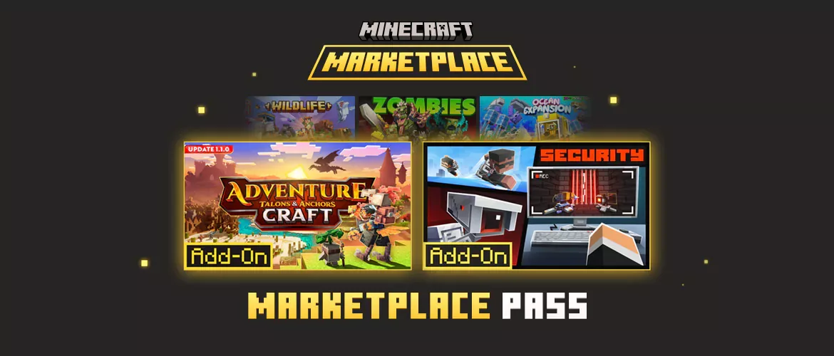 Minecraft Marketplace in June: how to choose content for Realms Plus and Marketplace Pass