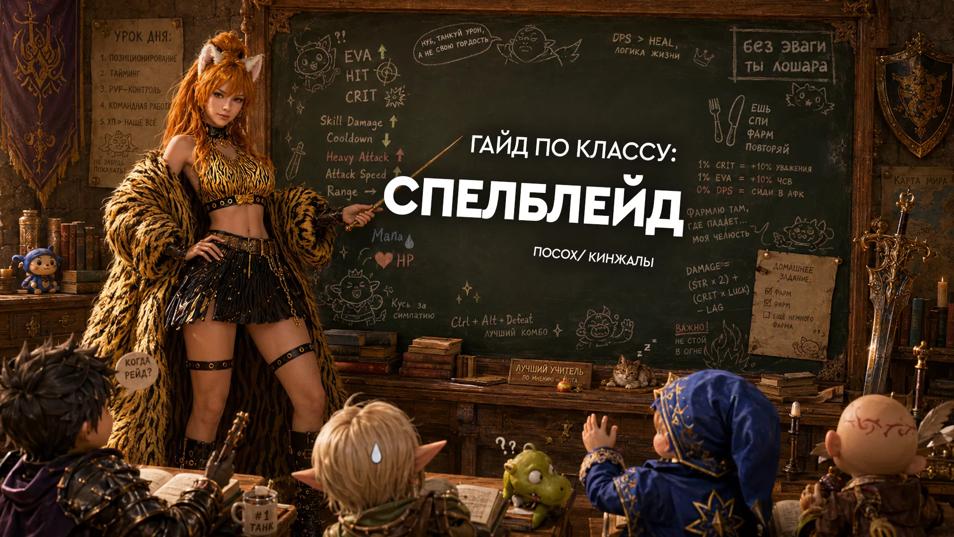 Throne and Liberty: Гайд по классу Заклинатель клинков для PvP