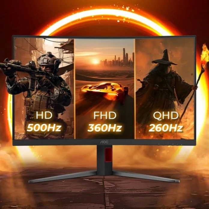 AOC unveils its first triple-mode gaming monitor offering 260Hz, 360Hz, and 500Hz refresh options