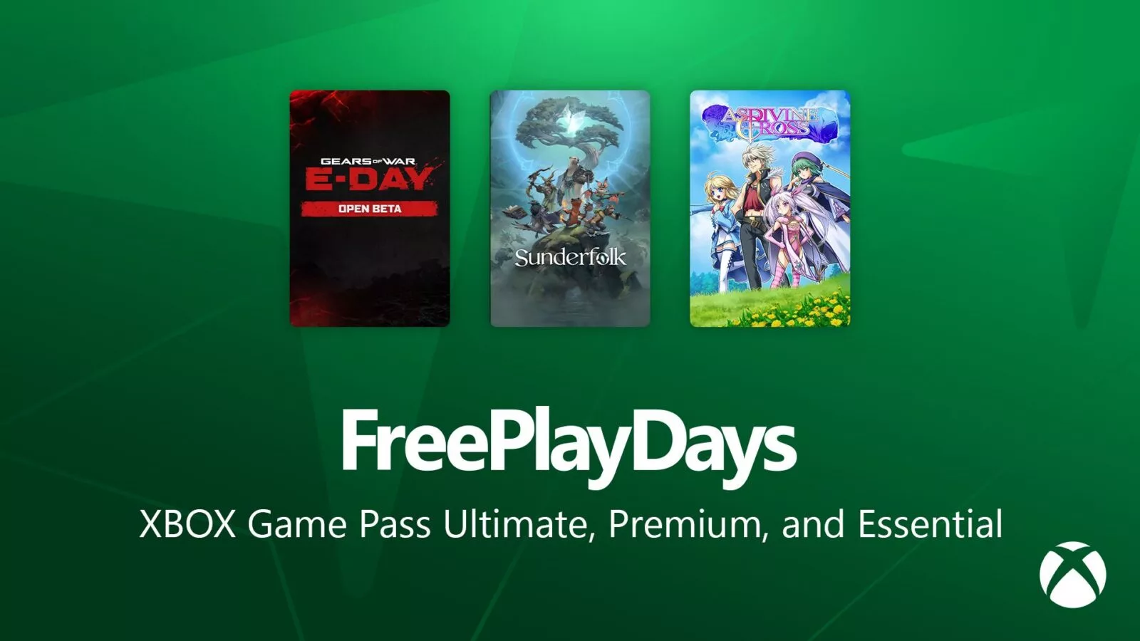 Free Play Days on Xbox: Gears of War, Sunderfolk and Asdivine Cross Available