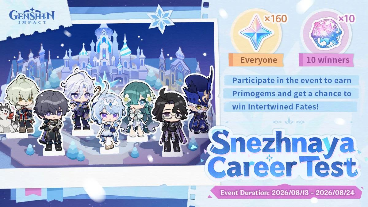 Genshin Impact: Snezhnaya Career Test kicks off