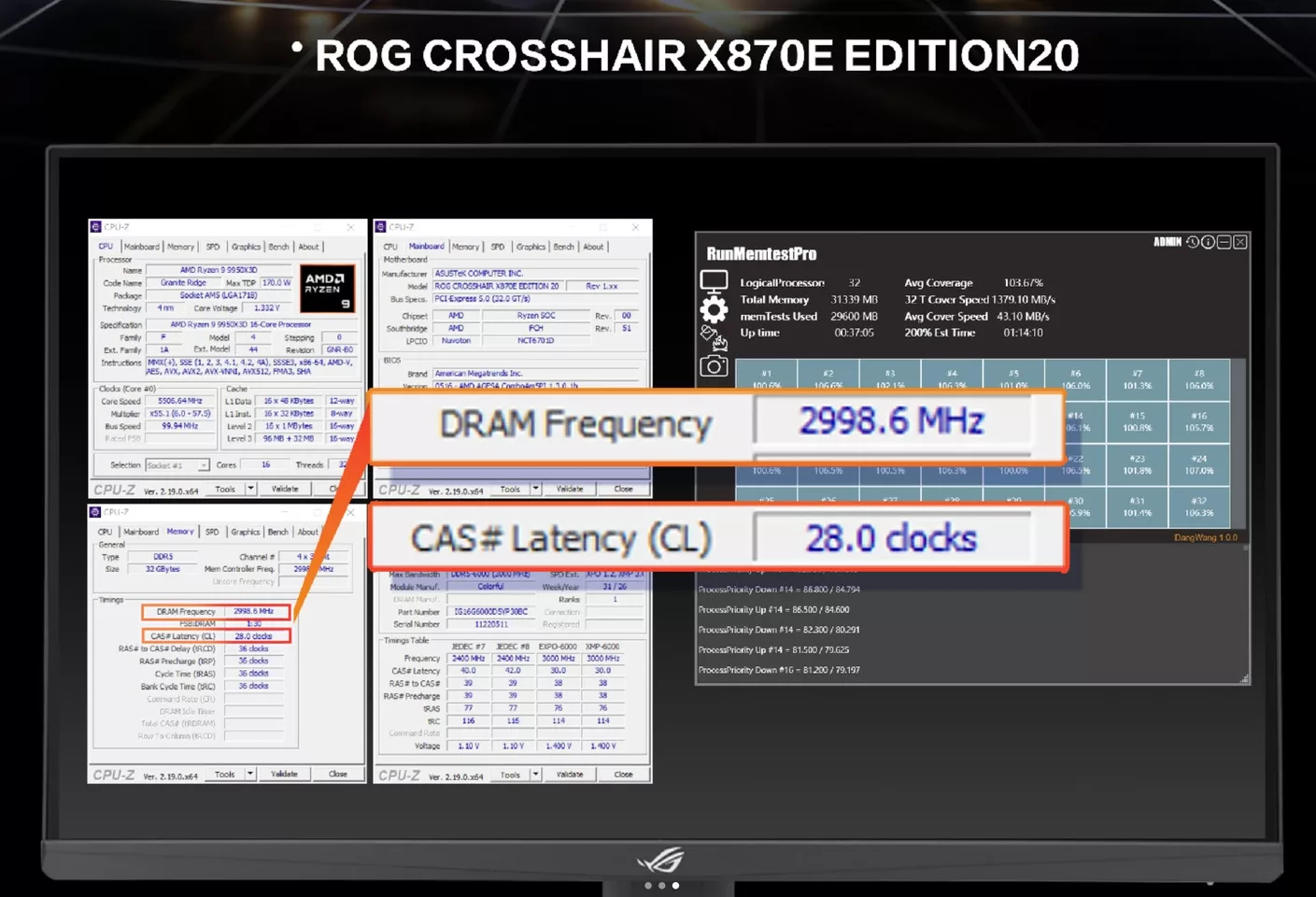 CXMT Breaks the 9,000 MT/s Barrier with DDR5 on AMD Platforms
