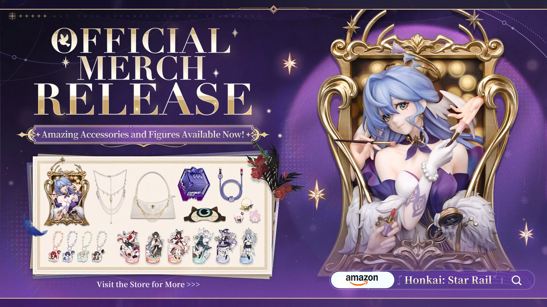 New Honkai: Star Rail Merchandise Available on Amazon