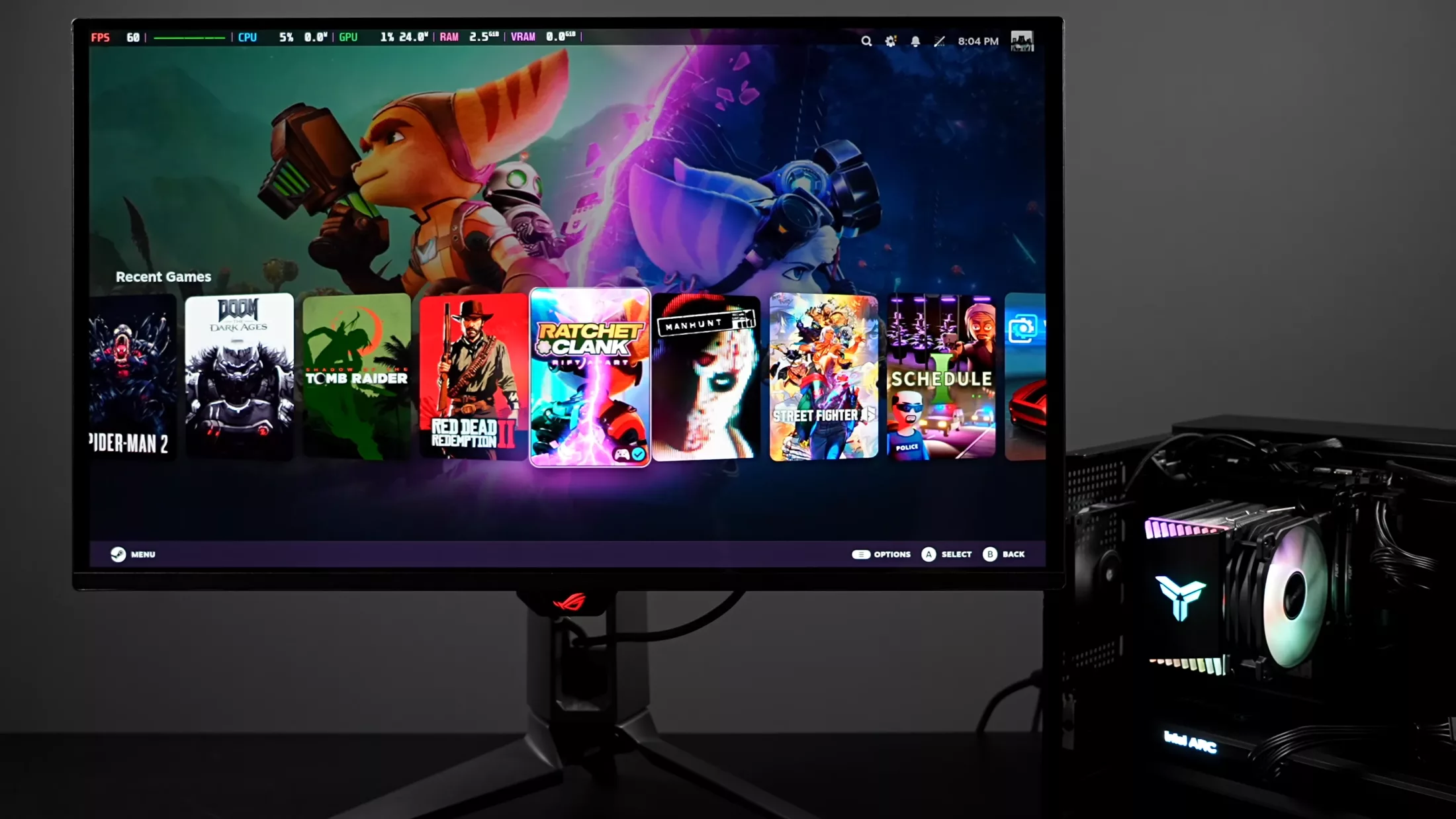 SteamOS 3.9 Main now boots on Intel Arc B580 without workarounds, 1440p gaming tested