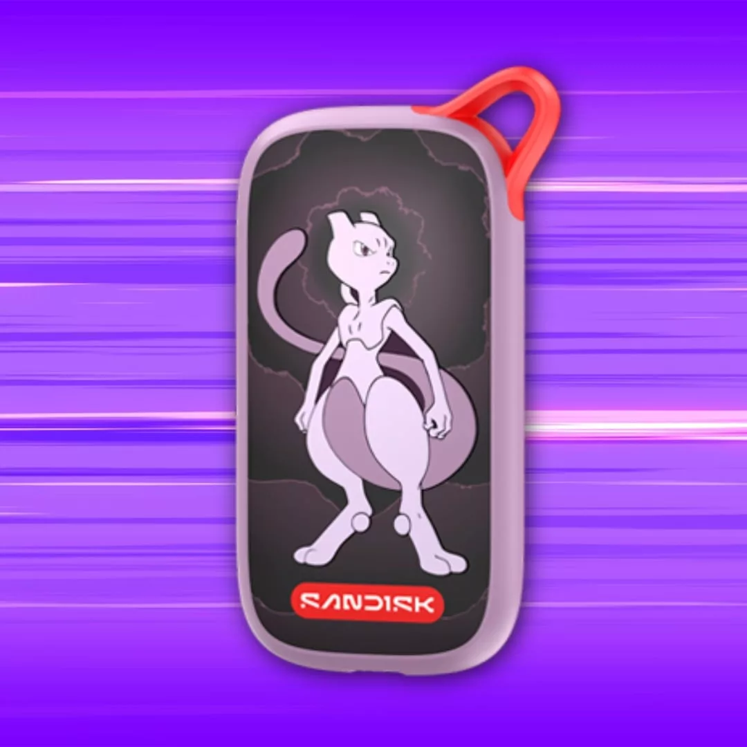 Mewtwo strikes back on new Sandisk Pokémon SSD