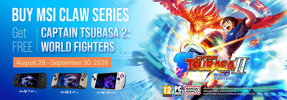 MSI Claw Buyers Get Free Captain Tsubasa 2: World Fighters