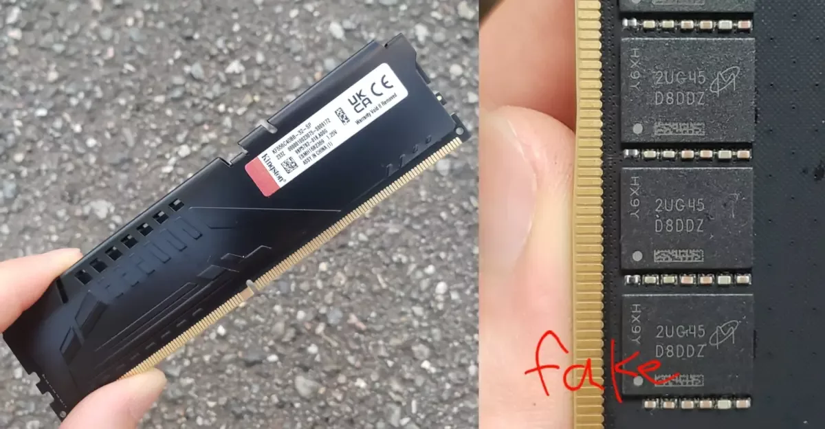 Buyer finds DDR4 chips disguised as DDR5 under Kingston FURY heatsink