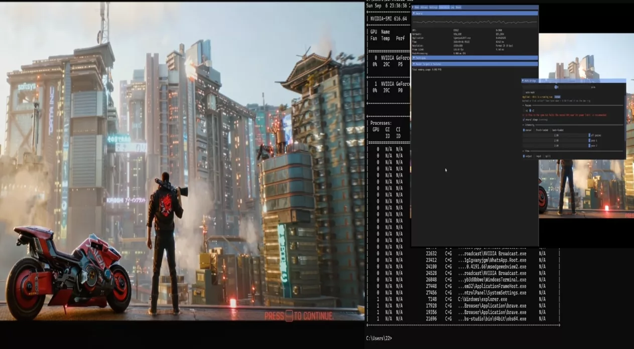 DLSS 5 on Second GPU: MGPU Bridge Boosts FPS by 127%