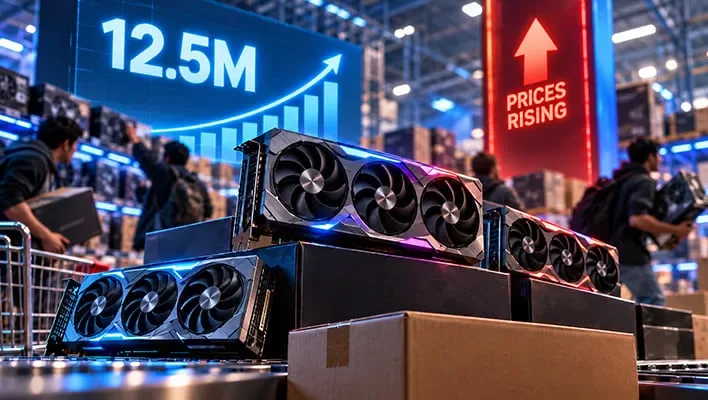 Desktop GPU Shipments Hit 4-Year High Amid Price Hikes