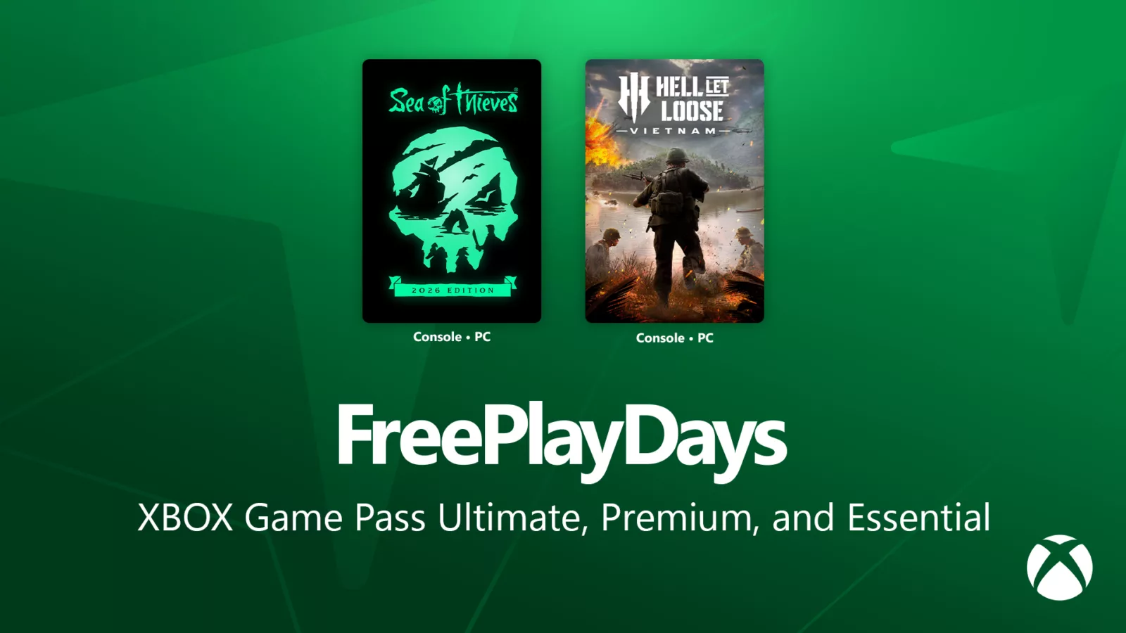 Free Play Days: Hell Let Loose: Vietnam and Sea of Thieves available for free