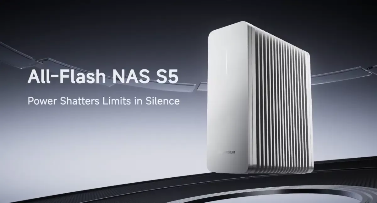 Minisforum S5 fanless NAS is official with Core 3 304 and five NVMe slots