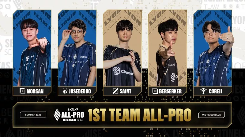 LCS Summer All-Pro Teams: 4 Korean Players Named to First Team