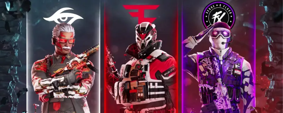 Team Secret, FaZe Clan, and Fluxo W7M Bundles Released in Rainbow Six Siege
