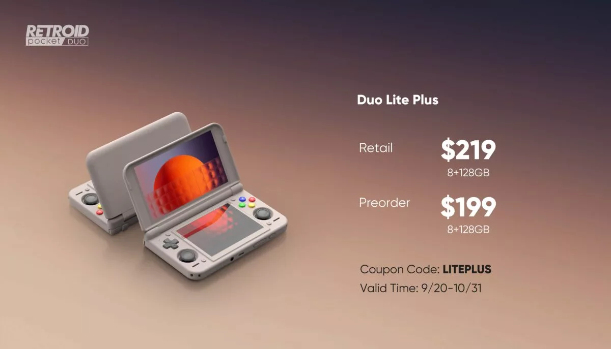 Retroid Duo Lite+ features Dragonwing Q-7790 and 8GB RAM