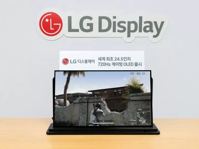 LG starts mass production of 720Hz Gaming OLED panel