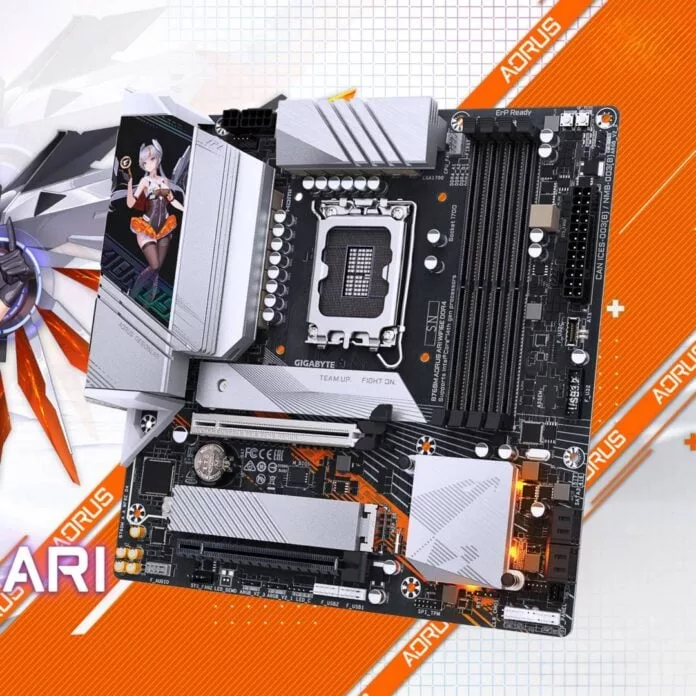 Gigabyte brings back DDR4 with an anime-themed motherboard