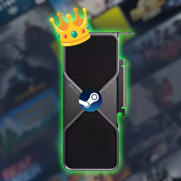 NVIDIA GeForce RTX 5070 becomes most popular GPU on Steam