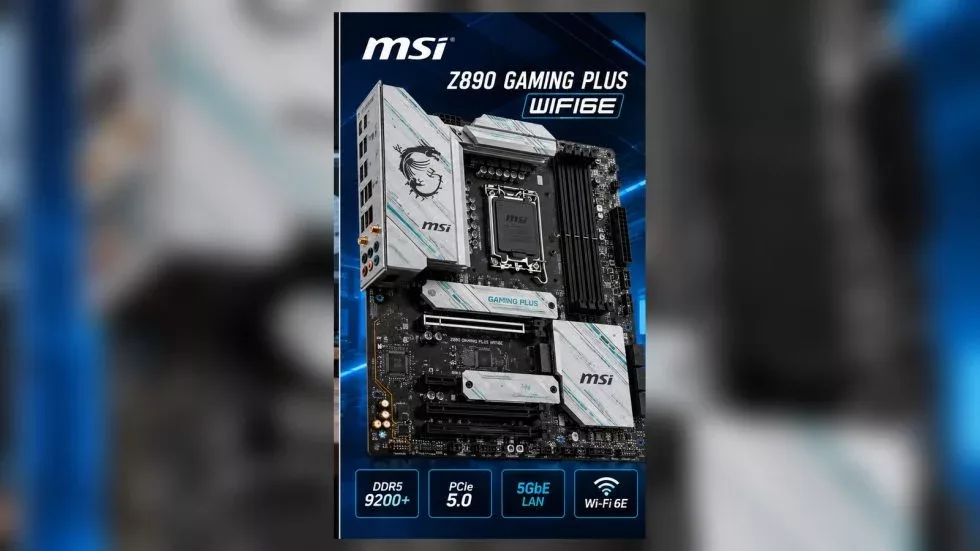 MSI Z890 Gaming Plus WiFi 6E: DDR5-9200 and 5GbE for LGA1851