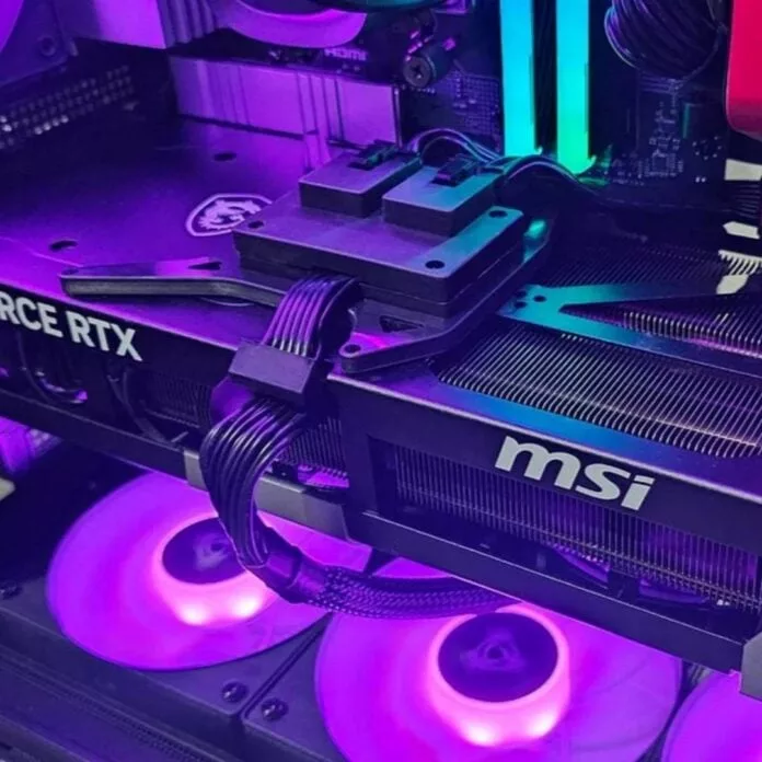 Modder reduces RTX 5090 12V-2x6 heat with dual 8-pin connector add-on