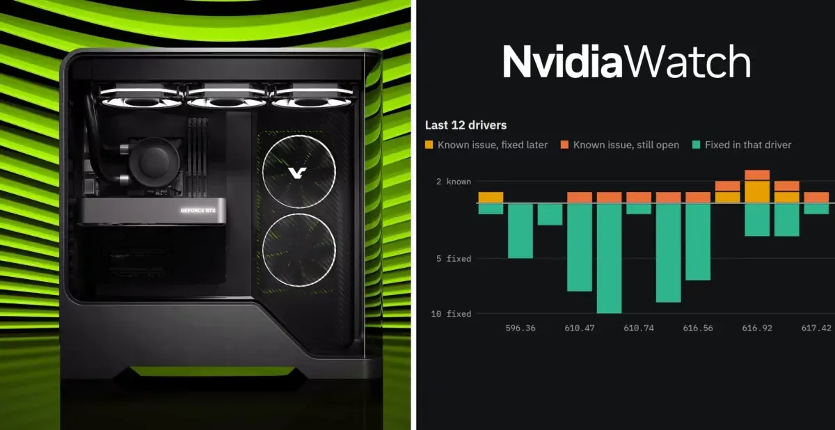 NvidiaWatch tracks over 500 NVIDIA driver bugs