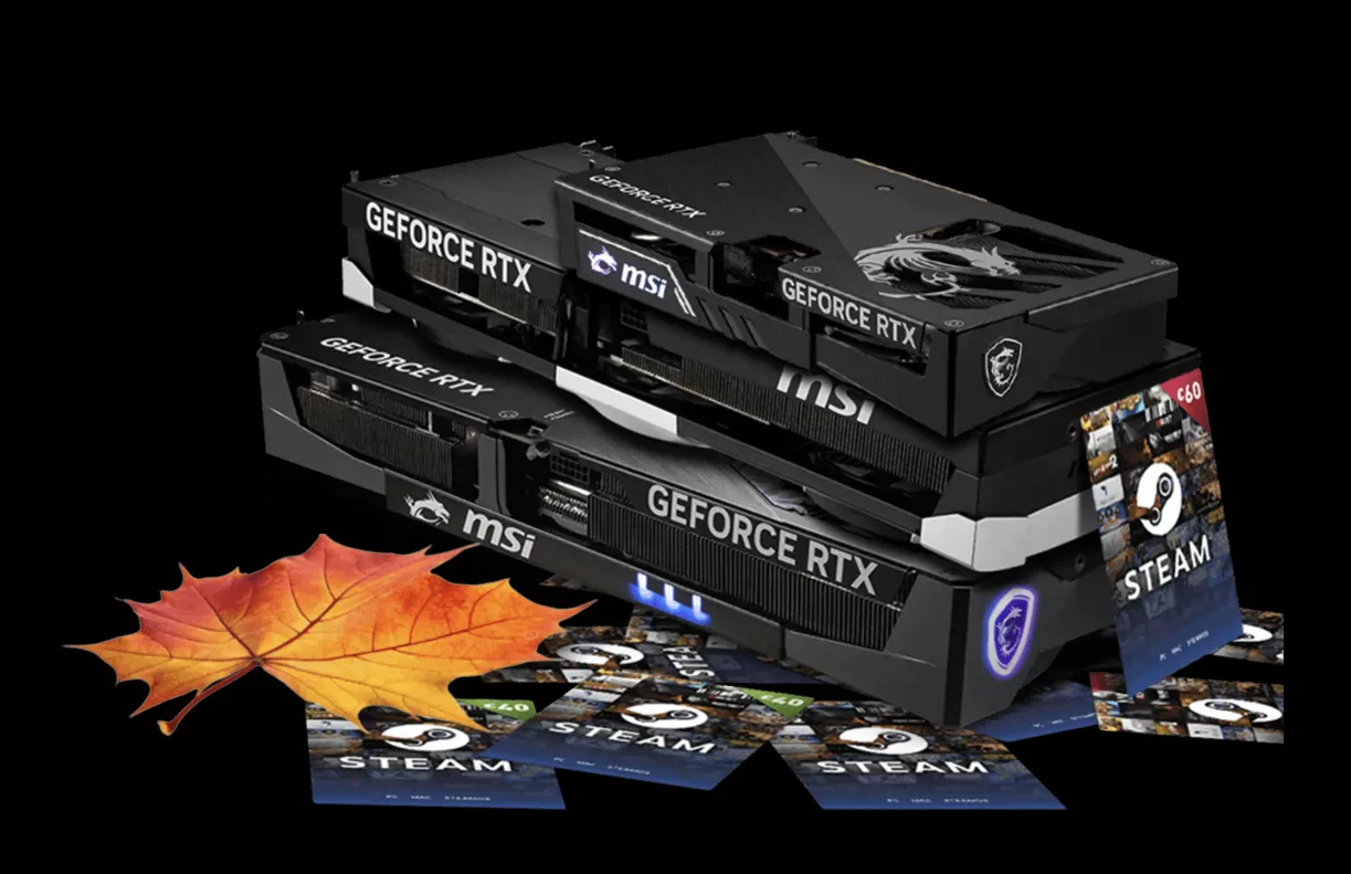 MSI bundles Steam Wallet codes with RTX 50 GPUs
