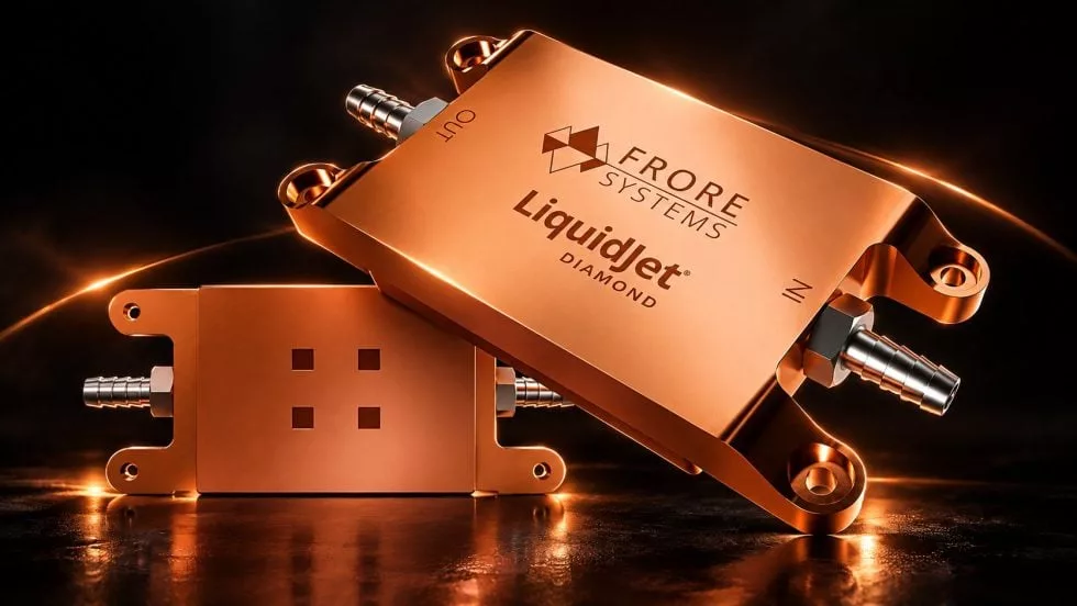 Frore LiquidJet Diamond: Diamond cold plate to cool AI GPUs by up to 22°C
