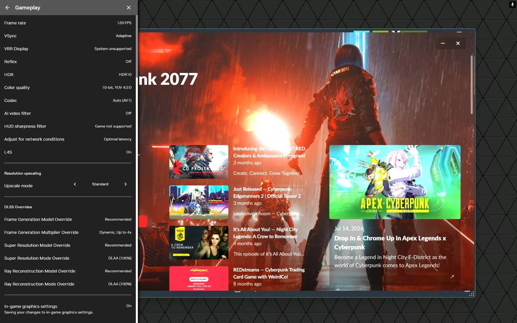 NVIDIA adds DLSS 4.5 override controls to GeForce NOW
