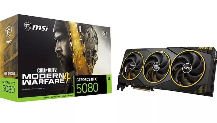 Hands-on with MSI's GeForce RTX 5080 Modern Warfare 4 Edition OC