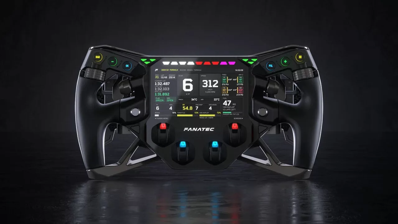 Fanatec Project Obsidian Prototype: Wheel with SimHub Support