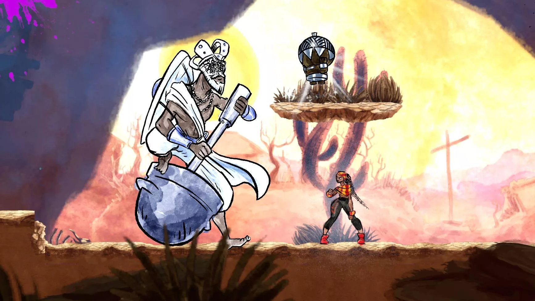 Colorful 2D roguelike Talaka gets a handpainted demo