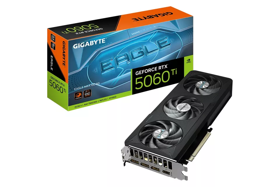 GIGABYTE Launches GeForce RTX 5060 Ti EAGLE MAX OC 8G with Triple Fans
