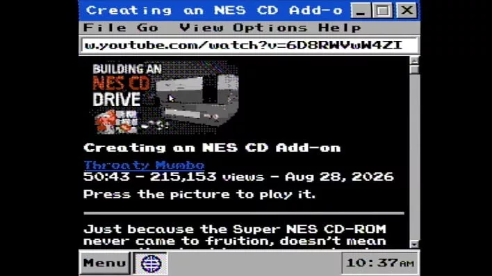 Original NES Modded Into a Working 90s PC With Mouse and CD Support