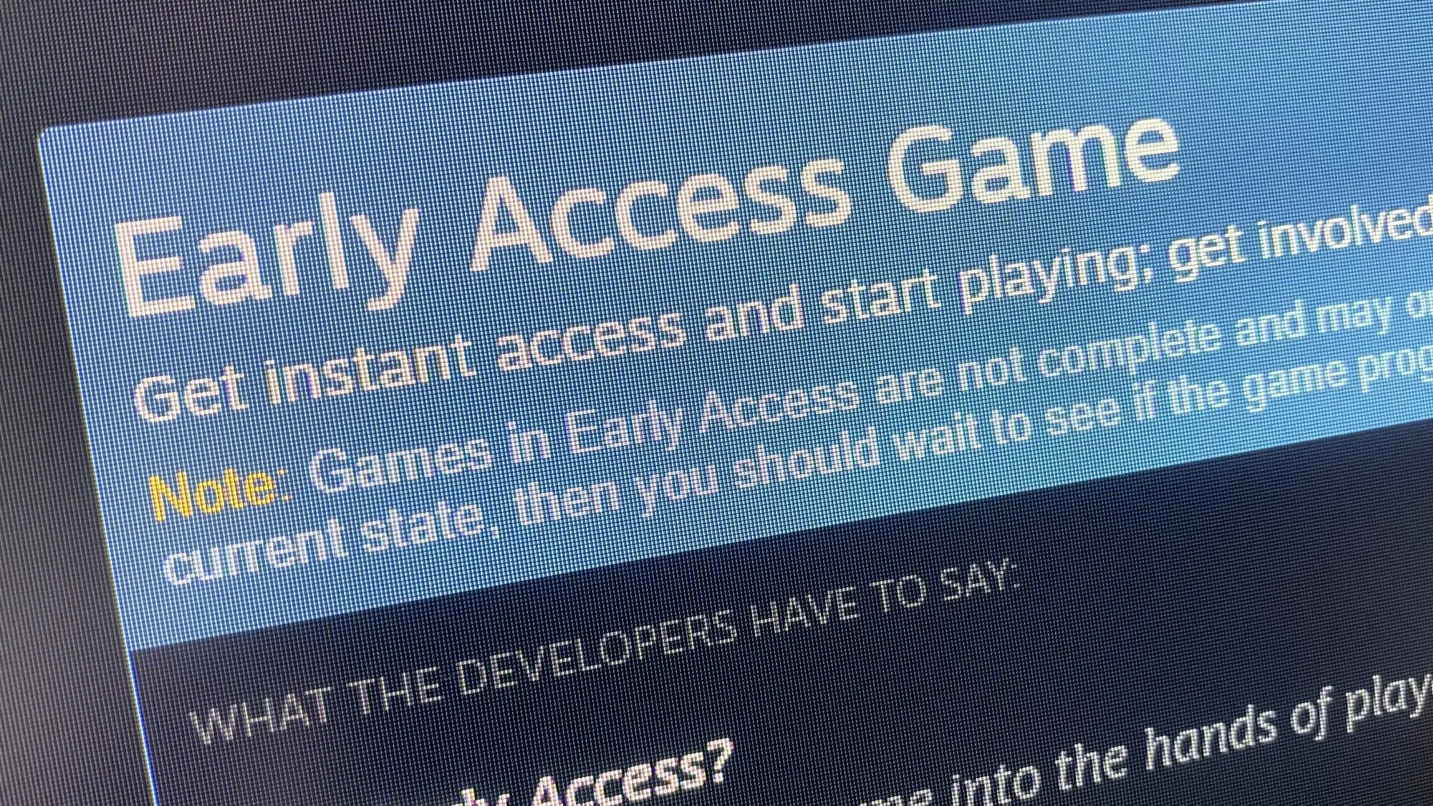 Developers need to treat Early Access like a real launch