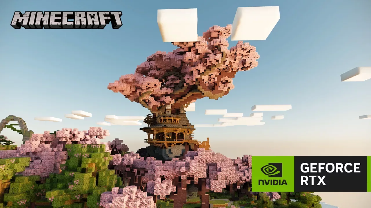 RTX Remix for Minecraft: Path Tracing and DLSS 5